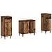 Set di Armadi da Bagno da 2 Pezzi HAARLEM Legno antico - Foto miniatura 1