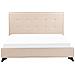 Letto In Tessuto Beige 160 X 200 Cm Ambassador - Foto miniatura 34