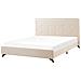Letto In Tessuto Beige 160 X 200 Cm Ambassador - Foto miniatura 27
