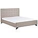 Letto In Tessuto Beige 160 X 200 Cm Ambassador - Foto miniatura 6