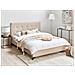 Letto In Tessuto Beige 160 X 200 Cm Ambassador - Foto miniatura 41