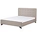 Letto In Tessuto Beige 160 X 200 Cm Ambassador - Foto miniatura 9