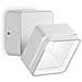 172507 Omega Square Ap1 Bianco, Applique - Foto miniatura 1