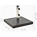 Base per Ombrellone in Granito 28,5 kg Quadrata Nera - Foto miniatura 6