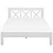 Letto Doppio In Legno Bianco 140x200cm Tannay - Foto miniatura 12