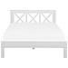Letto Doppio In Legno Bianco 140x200cm Tannay - Foto miniatura 13