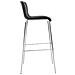 2 Sgabelli Alti HOOVER in Tessuto - Set 2 Sgabelli Bar Design H76 cm I Sedie Sgabello Ergonomiche con Schienale Grigio Scuro Cromato - Foto miniatura 4