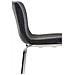 2 Sgabelli Alti HOOVER in Tessuto - Set 2 Sgabelli Bar Design H76 cm I Sedie Sgabello Ergonomiche con Schienale Grigio Scuro Cromato - Foto miniatura 5