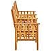 Sedie Giardino Tavolino da Tè 159x61x92cm Legno Massello Acacia - Foto miniatura 3