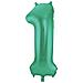 Folat Bv - Palloncino Alluminio Numero Verde 86 Cm - Foto miniatura 4
