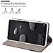 Custodia Compatibile Con Huawei Mate 10 Pro In Grigio Nero - Coperchio Protettiva Con Chiusura Magnetica, Funzione Stand E Tasca Per Le Carte - Foto miniatura 6