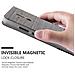 Custodia Compatibile Con Huawei Mate 10 Pro In Grigio Nero - Coperchio Protettiva Con Chiusura Magnetica, Funzione Stand E Tasca Per Le Carte - Foto miniatura 7