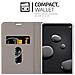 Custodia Compatibile Con Huawei Mate 10 Pro In Grigio Nero - Coperchio Protettiva Con Chiusura Magnetica, Funzione Stand E Tasca Per Le Carte - Foto miniatura 8