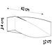 Applique Up & Down Twist Grigio E27 - Foto miniatura 4