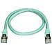 Cavo di Rete Ethernet Cat6a - Cavo Schermato STP da 50cm - Cavo RJ45 Antigroviglio - Turchese - Foto miniatura 3