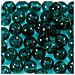 45 Perline Rotonde Sfaccettate In Vetro Ø 4 Mm - Blu Verde - Foto miniatura 1