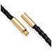 Collana da Uomo in Pelle Premium, ""Arrow"", 50cm, Oro - Foto miniatura 5