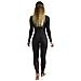 Skin Lady Monopiece Wetsuit Black / pink 1mm M - Foto miniatura 3