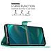 Custodia Compatibile Con Sony Xperia 5 Iii In Turchese Fiore - Coperchio Protettivo In Design Floreale Con Chiusura Magnetica, Funzione Stand E Slot Per Carte - Foto miniatura 4