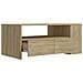 Tavolino Da Salotto Rovere Sonoma 102x55x42cm Legno Compensato - Foto miniatura 3