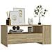 Tavolino Da Salotto Rovere Sonoma 102x55x42cm Legno Compensato - Foto miniatura 5