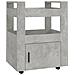 Carrello Da Cucina Grigio Cemento 60x45x80 Cm Legno Multistrato - Foto miniatura 2
