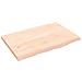 Ripiano a Parete 60x40x2 cm Legno Massello Rovere Non Trattato - Foto miniatura 1