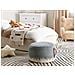 Pouf Kawai Cotone Grigio - Foto miniatura 1