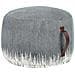 Pouf Kawai Cotone Grigio - Foto miniatura 4