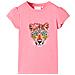 Maglietta Da Bambina Rosa Neon 128 - Foto miniatura 1