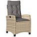 Set Da Bistrò 3 Pz Con Cuscini Beige Misto In Polyrattan - Foto miniatura 3