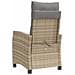Set Da Bistrò 3 Pz Con Cuscini Beige Misto In Polyrattan - Foto miniatura 6