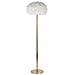 Lampada Da Terra Feathers Slim Bianca Cm Ø 43x170 - Foto miniatura 1