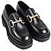 Bea Loafers Mocassino Pelle Scarpe Donna Nero Eu 36, 57101321 Bl - Foto miniatura 1