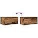 Mobile Porta TV Legno Antico 60x31x25,5 cm Legno Multistrato - Foto miniatura 7