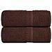 Asciugamani Ospiti 2 Pz Marrone 30x50 Cm 360 G/m 100% Cotone - Foto miniatura 1