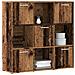 Libreria Legno Antico 90x28x90 Cm In Legno Multistrato - Foto miniatura 1