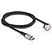 Cavo dati e cavo di ricarica USB Type-C per Lightning per iPhone e iPad angolata a 180° 1 m MFi - Foto miniatura 4