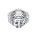 Anello Intelligente Galaxy Ring SM-Q507NZSAEUE Misura 7 con Activity Tracker 10 ATM Cardiofrequenzimetro Bluetooth Colore Argento - Foto miniatura 3