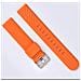 Cinturino In Silicone Per Huawei Gt3 E Iwatch 4 Orange 20 Mm - Foto miniatura 4