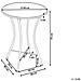 Tavolino Bistrot Comiso 60 Cm 60 Cm Metallo Nero /bianco - Foto miniatura 8