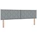 Letto a Rete con Materasso Grigio Chiaro 180x200 cm Tessuto - Foto miniatura 6