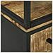 Highboard  70x35x180 cm Legno massello di mango, Sideboard  70x35x70 cm Legno massello di mango, Libreria  70x35x110 cm Legno massello di mango - Foto miniatura 8