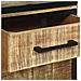 Highboard  70x35x180 cm Legno massello di mango, Sideboard  70x35x70 cm Legno massello di mango, Libreria  70x35x110 cm Legno massello di mango - Foto miniatura 9