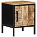 Comodino 30x30x40 cm Legno massello di mango grezzo - Foto miniatura 2
