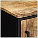 Comodino 30x30x40 cm Legno massello di mango grezzo - Foto miniatura 8