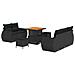 Set Divano da Giardino con cuscino 8 pcs Nero 80 x 80 x 71 cm - Foto miniatura 1