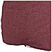 Cuscino per Schiena Rosso Vino 60 x 20 x 50 cm Tessuto - Foto miniatura 9