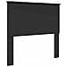 Letto con Contenitore Nero 100 x 200 cm Legno multistrato - Foto miniatura 7