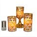 Set Di Candele A Led A Batteria - Candele Senza Fiamma In Vetro Diamantato Con Telecomando - Foto miniatura 1